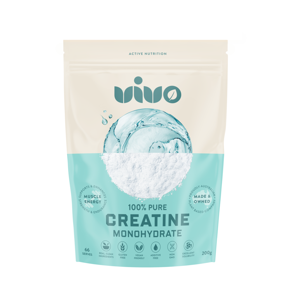 VIVO Creatine Pure – 100% Micronised Monohydrate Powder Unflavoured
